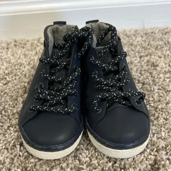 Zara Baby Boy Shoes Navy Boots EU SIZE 20/US SIZE 4.5 - Picture 3 of 8
